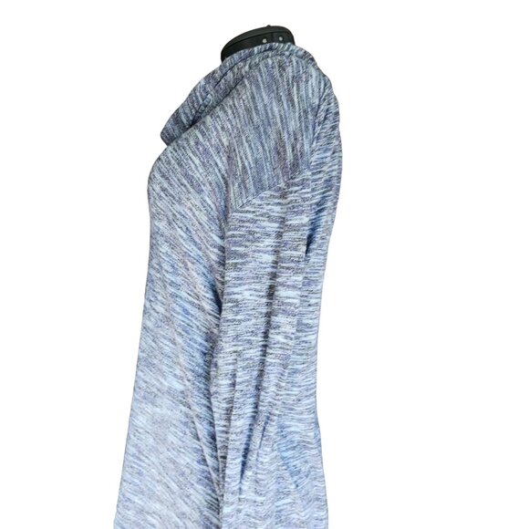 Knox Rose Layering Fall Winter School Work Cowl Neck Heathered Casual XL Tunic - Picture 7 of 10